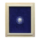 Edo Kiriko Kiku Blue Pins