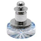 Edo Kiriko Kiku Light Blue Pins