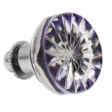 Edo Kiriko Kiku Purple Pins