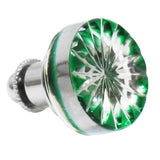 Edo Kiriko Kiku Green Pins Matcha