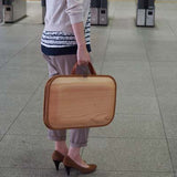 We made the Moca edge version, the same wood used as a plain version. More you use color change every day. Please enjoy the scent of real wood.