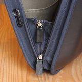 Our Flag Ship line Black with shoulder strap. More you use color change every day. Please enjoy the scent of real wood.■ Material: Cedar, cotton canvas, hides, urethane paint (water-repellent finish)■ Size: Approximately W18 X H12 X D2.8 inch, W18 X H15 X D2.8cm (including the handle)■ Weight: Approximately 930 g / 2 lbs■ Specifications: There are 2 middle sizes inner pocket at one side Double fastener make easy open and close B4 size documents storing is possible 17 inches of note PC storing is possible