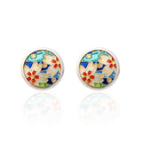 Sakura Blue CufflinksCufflinks made by Ando Shippo AKA Ando Cloisonne since 1880.Wear the Japanese Imperial Warrant of Appointment Cufflinks. They also are perfect gifts for groomsmen, friends, and husbands!These Cufflinks are hand made in Japan from high-quality sturdy rhodium with Cloisonne. The cufflinks will come in a beautiful cufflink box.