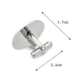 Sakura Blue CufflinksCufflinks made by Ando Shippo AKA Ando Cloisonne since 1880.Wear the Japanese Imperial Warrant of Appointment Cufflinks. They also are perfect gifts for groomsmen, friends, and husbands!These Cufflinks are hand made in Japan from high-quality sturdy rhodium with Cloisonne. The cufflinks will come in a beautiful cufflink box.