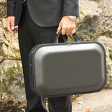 Our Flag Ship line Black with shoulder strap. More you use color change every day. Please enjoy the scent of real wood.■ Material: Cedar, cotton canvas, hides, urethane paint (water-repellent finish)■ Size: Approximately W18 X H12 X D2.8 inch, W18 X H15 X D2.8cm (including the handle)■ Weight: Approximately 930 g / 2 lbs■ Specifications: There are 2 middle sizes inner pocket at one side Double fastener make easy open and close B4 size documents storing is possible 17 inches of note PC storing is possible