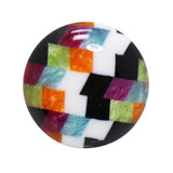 Kisso Multi Color Handmade Lapel Pin made from High-Quality EyeGlass material. Each Product is Grinded, Polished and cut out by hand. Kisso is Originally Eye Glasses Frame Maker and Factory in Sabae Fukui Japan.