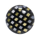 Kisso Chik Check Handmade Lapel Pin made from High-Quality EyeGlass material. Each Product is Grinded, Polished and cut out by hand. Kisso is Originally Eye Glasses Frame Maker and Factory in Sabae Fukui Japan. Sabae is world known place for Eye Glass factories.