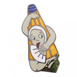 Kasa Bake Lapel Pins Youkai of utensil widely known in pictures and as toys.Although a popular character, no folklore remains. Today, it is typically depicted as an umbrella (kasa) with eyes and nose, but Imado ware mud menko or Funado papierーmachesometimes depict it as a person in disguise acting humorously.