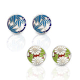 Blue Bamboo CufflinksCufflinks made by Ando Shippo AKA Ando Cloisonne since 1880.Wear the Japanese Imperial Warrant of Appointment Cufflinks. They also are perfect gifts for groomsmen, friends, and husbands!These Cufflinks are hand made in Japan from high-quality sturdy rhodium with Cloisonne. The cufflinks will come in a beautiful cufflink box.