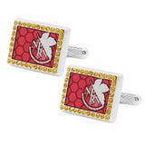 Neon Genesis Evangelion Officially licensed Cufflinks. Fits on any shirts with a button. They also are perfect gifts for groomsmen, friends, and husbands! These Cufflinks are hand made in Japan from high-quality sturdy rhodium. The cufflinks will come in a beautiful cufflink box.