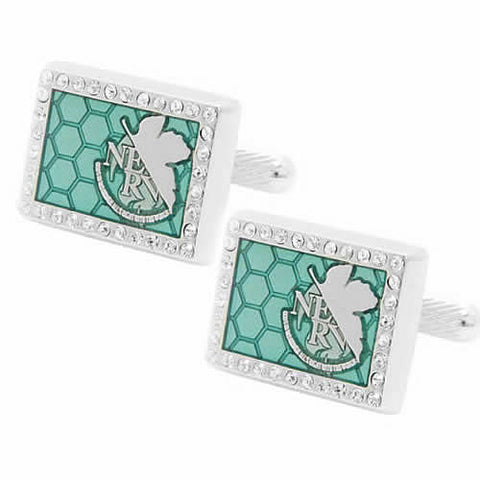 Neon Genesis Evangelion Officially licensed Cufflinks. Fits on any shirts with a button. They also are perfect gifts for groomsmen, friends, and husbands! These Cufflinks are hand made in Japan from high-quality sturdy rhodium. The cufflinks will come in a beautiful cufflink box.
