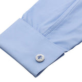 Royal Copenhagen Crown Cufflinks Royal Copenhagen meets Tokyo cufflinks Royal Copenhagen – Purveyor to Her Majesty the Queen of Denmark since 1775. Manufacturer of hand-painted porcelain in dinnerware, figurines, collectibles. These Cufflinks are hand made in Japan from high-quality sturdy rhodium. The cufflinks will come in a beautiful cufflink box.