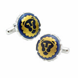Royal Copenhagen Golden Lion Cufflinks Royal Copenhagen meets Tokyo cufflinks Royal Copenhagen – Purveyor to Her Majesty the Queen of Denmark since 1775. Manufacturer of hand-painted porcelain in dinnerware, figurines, collectibles. These Cufflinks are hand made in Japan from high-quality sturdy rhodium. The cufflinks will come in a beautiful cufflink box.