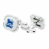 Royal Copenhagen Crown & Lion Cufflinks Royal Copenhagen meets Tokyo cufflinks Royal Copenhagen – Purveyor to Her Majesty the Queen of Denmark since 1775. Manufacturer of hand-painted porcelain in dinnerware, figurines, collectibles. These Cufflinks are hand made in Japan from high-quality sturdy rhodium. The cufflinks will come in a beautiful cufflink box.