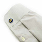 Royal Copenhagen Anchor Navy CufflinksRoyal Copenhagen meets Tokyo cufflinksRoyal Copenhagen – Purveyor to Her Majesty the Queen of Denmark since 1775. Manufacturer of hand-painted porcelain in dinnerware, figurines, collectibles. These Cufflinks are hand made in Japan from high-quality sturdy rhodium. The cufflinks will come in a beautiful cufflink box.