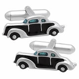 Black Classic Cufflinks Wear your Black Camera Cufflinks by Tokyo Cufflinks. They also are perfect gifts for groomsmen, friends, and husbands! These Cufflinks are hand made in Japan from high-quality sturdy rhodium. The cufflinks will come in a beautiful cufflink box.