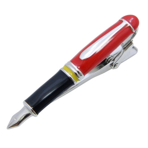 Evangelion Official Tie Clips. Get this Cute Tie Clip by ordering on the website and get delivered in a beautiful box. Color: Unit-02 Approximately 2" x 3/8" Plated base metal with enamel Officially licensed.