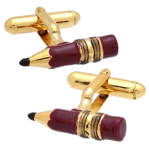 Wine Pencil Cufflinks. Wear your Wine Pencil Cufflinks by Tokyo Cufflinks. They also are perfect gifts for groomsmen, friends, and husbands! These Cufflinks are hand made in Japan from high-quality sturdy rhodium. The cufflinks will come in a beautiful cufflink box.