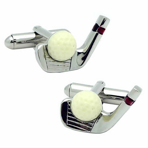 Golf Club & Ball Cufflinks. Wear your Golf Club & Ball Cufflinks by Tokyo Cufflinks. They also are perfect gifts for groomsmen, friends, and husbands! These Cufflinks are hand made in Japan from high-quality sturdy rhodium. The cufflinks will come in a beautiful cufflink box.