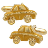 Yellow Cab Cufflink. Wear your Yellow Cab Cufflink by Tokyo Cufflinks. They also are perfect gifts for groomsmen, friends, and husbands! These Cufflinks are hand made in Japan from high-quality sturdy rhodium. The cufflinks will come in a beautiful cufflink box.