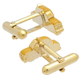 Yellow Cab Cufflink. Wear your Yellow Cab Cufflink by Tokyo Cufflinks. They also are perfect gifts for groomsmen, friends, and husbands! These Cufflinks are hand made in Japan from high-quality sturdy rhodium. The cufflinks will come in a beautiful cufflink box.
