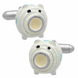 Swine Mosquito Removal Cufflinks. Wear your Swine Mosquito Removal Cufflink by Tokyo Cufflinks. They also are perfect gifts for groomsmen, friends, and husbands! These Cufflinks are hand made in Japan from high-quality sturdy rhodium. The cufflinks will come in a beautiful cufflink box.