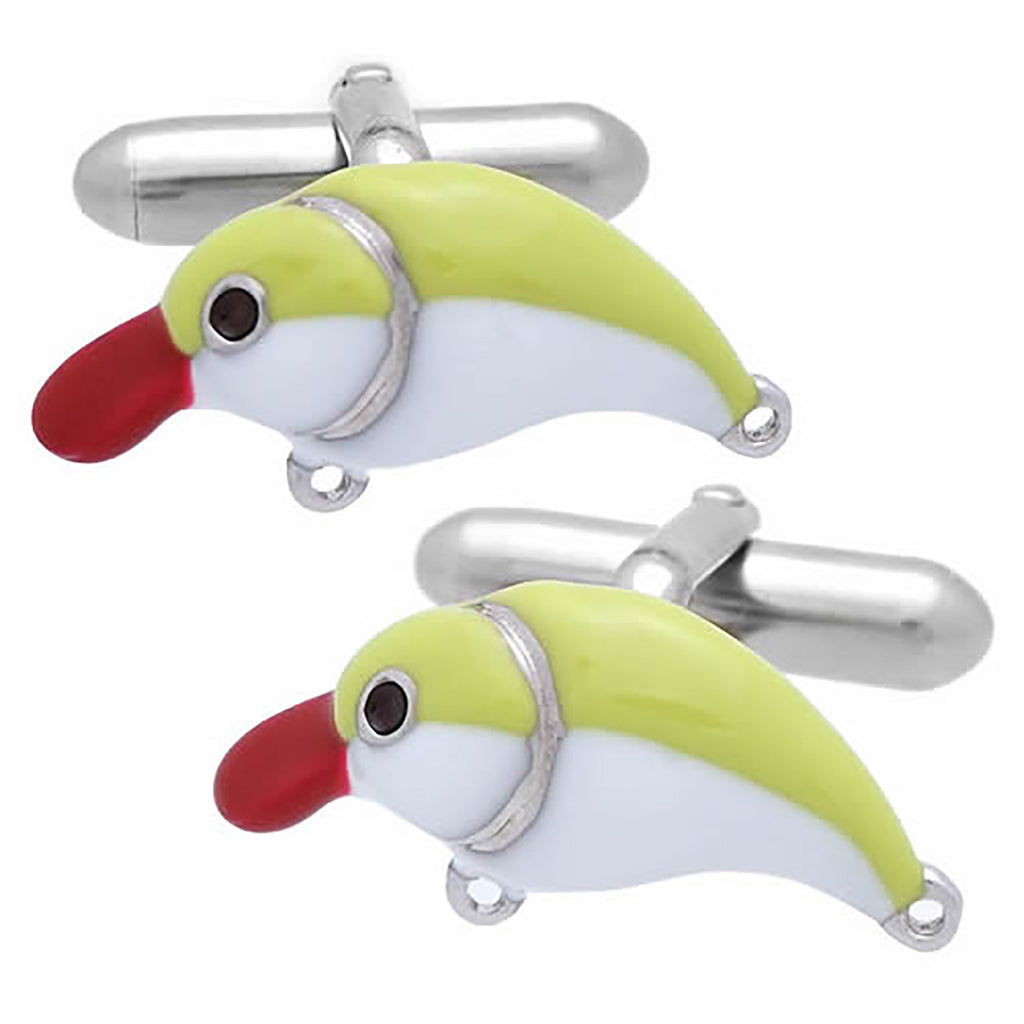 cute fishing lure Skylety 10 Pieces Mini Lures Fishing Hard Baits Hooks Crankbaits Lures Baits Topwater Strong Sound for More Bites Freshwater Saltwater Trout Bass Perch with Box(Fish) : Sports & Outdoors Fishing Lure Cufflinks | Buy