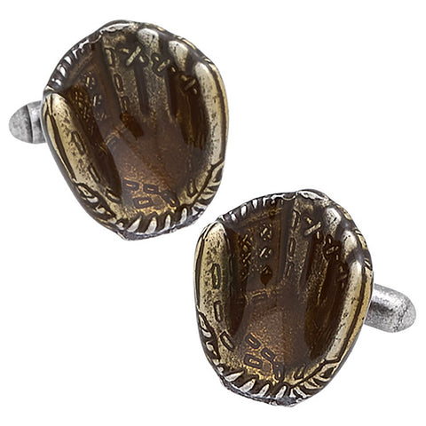 Baseball Glove Cufflinks. Wear your Baseball Glove Cufflinks by Tokyo Cufflinks. They also are perfect gifts for groomsmen, friends, and husbands! These Cufflinks are hand made in Japan from high-quality sturdy rhodium. The cufflinks will come in a beautiful cufflink box.