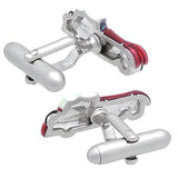 Wine Red Classic Car Cufflinks. Wear your Wine Red Classic Car Cufflinks by Tokyo Cufflinks. They also are perfect gifts for groomsmen, friends, and husbands! These Cufflinks are hand made in Japan from high-quality sturdy rhodium. The cufflinks will come in a beautiful cufflink box.