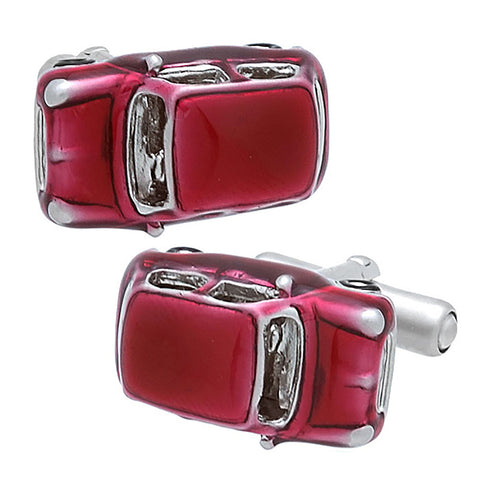 Red Mini Cooper Cufflinks. Wear your Red Mini Cooper Cufflinks by Tokyo Cufflinks. They also are perfect gifts for groomsmen, friends, and husbands! These Cufflinks are hand made in Japan from high-quality sturdy rhodium. The cufflinks will come in a beautiful cufflink box.
