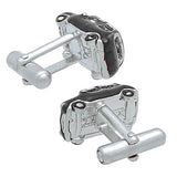 Black Mini Cooper Cufflinks. Wear your Black Mini Cooper Cufflinks by Tokyo Cufflinks. They also are perfect gifts for groomsmen, friends, and husbands! These Cufflinks are hand made in Japan from high-quality sturdy rhodium. The cufflinks will come in a beautiful cufflink box.