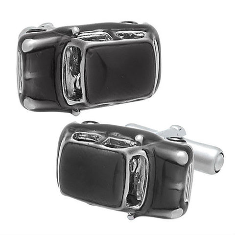 Black Mini Cooper Cufflinks. Wear your Black Mini Cooper Cufflinks by Tokyo Cufflinks. They also are perfect gifts for groomsmen, friends, and husbands! These Cufflinks are hand made in Japan from high-quality sturdy rhodium. The cufflinks will come in a beautiful cufflink box.