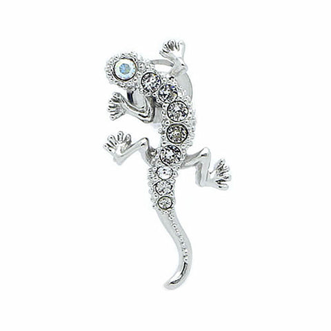 Lizard Swarovski Lapel Pin