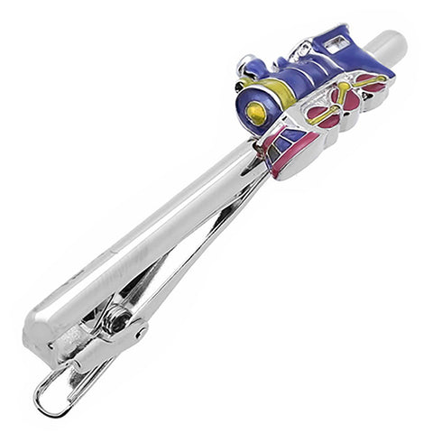 Purple Train tie Clips