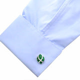 Green Box Sterling Silver Cufflinks