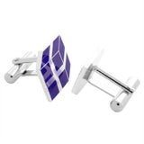 Blue Box Sterling Silver Cufflinks