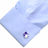 Blue Box Sterling Silver Cufflinks