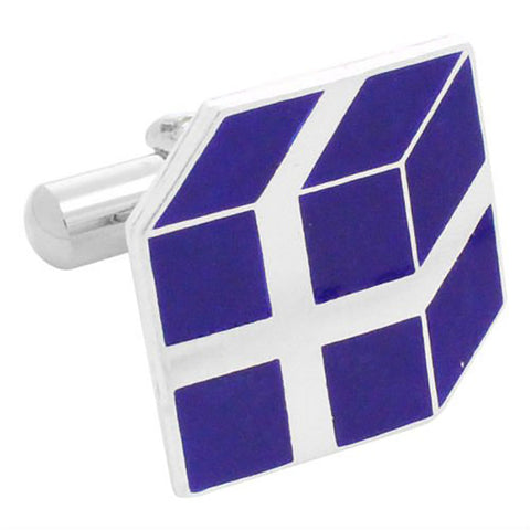 Blue Box Sterling Silver Cufflinks