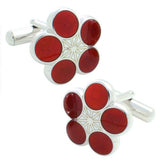 Plum Sterling Silver Cufflinks