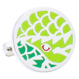Tatsu Dragon Sterling Silver Cufflinks