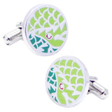 Tatsu Dragon Sterling Silver Cufflinks