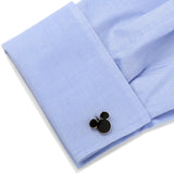 Mickey Mouse Silhouette Cufflinks and Tie Bar Gift Set