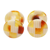 Kisso Multi Color Handmade Cufflinks made from High-Quality EyeGlass material. Each Product is Grinded, Polished and cut out by hand. Kisso is Originally Eye Glasses Frame Maker and Factory in Sabae Fukui Japan. Sabae is world known place for Eye Glass factories. Sabae is the town of Eye Glass. Kisso made EyeGlass material to Cufflinks using the same craftsmanship. All product is Hand made.