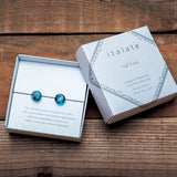 Kisso Marble Blue Handmade Cufflinks made from High-Quality EyeGlass material. Each Product is Grinded, Polished and cut out by hand. Kisso is Originally Eye Glasses Frame Maker and Factory in Sabae Fukui Japan. Sabae is world known place for Eye Glass factories. Sabae is the town of Eye Glass. Kisso made EyeGlass material to Cufflinks using the same craftsmanship.