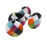 Kisso Multi Color Handmade Cufflinks made from High-Quality EyeGlass material. Each Product is Grinded, Polished and cut out by hand. Kisso is Originally Eye Glasses Frame Maker and Factory in Sabae Fukui Japan. Sabae is world known place for Eye Glass factories. Sabae is the town of Eye Glass. Kisso made EyeGlass material to Cufflinks using the same craftsmanship. All product is Hand made.