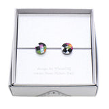 Kisso Multi Color Handmade Cufflinks made from High-Quality EyeGlass material. Each Product is Grinded, Polished and cut out by hand. Kisso is Originally Eye Glasses Frame Maker and Factory in Sabae Fukui Japan. Sabae is world known place for Eye Glass factories. Sabae is the town of Eye Glass. Kisso made EyeGlass material to Cufflinks using the same craftsmanship. All product is Hand made.