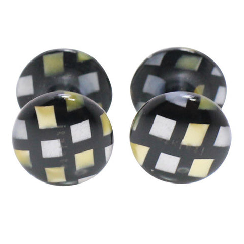 Kisso Chic Color Handmade Cufflinks made from High-Quality EyeGlass material. Each Product is Grinded, Polished and cut out by hand. Kisso is Originally Eye Glasses Frame Maker and Factory in Sabae Fukui Japan. Sabae is world known place for Eye Glass factories. Sabae is the town of Eye Glass. Kisso made EyeGlass material to Cufflinks using the same craftsmanship. All product is Hand made.