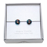 Kisso Marble Blue Handmade Cufflinks made from High-Quality EyeGlass material. Each Product is Grinded, Polished and cut out by hand. Kisso is Originally Eye Glasses Frame Maker and Factory in Sabae Fukui Japan. Sabae is world known place for Eye Glass factories. Sabae is the town of Eye Glass. Kisso made EyeGlass material to Cufflinks using the same craftsmanship.