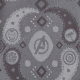Avengers Paisley Icons Print Tie