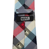 Marvel Comics Plaid Men's Tie